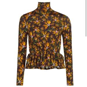 Ulla Johnson turtleneck printed top! Size XS (p) NWT!